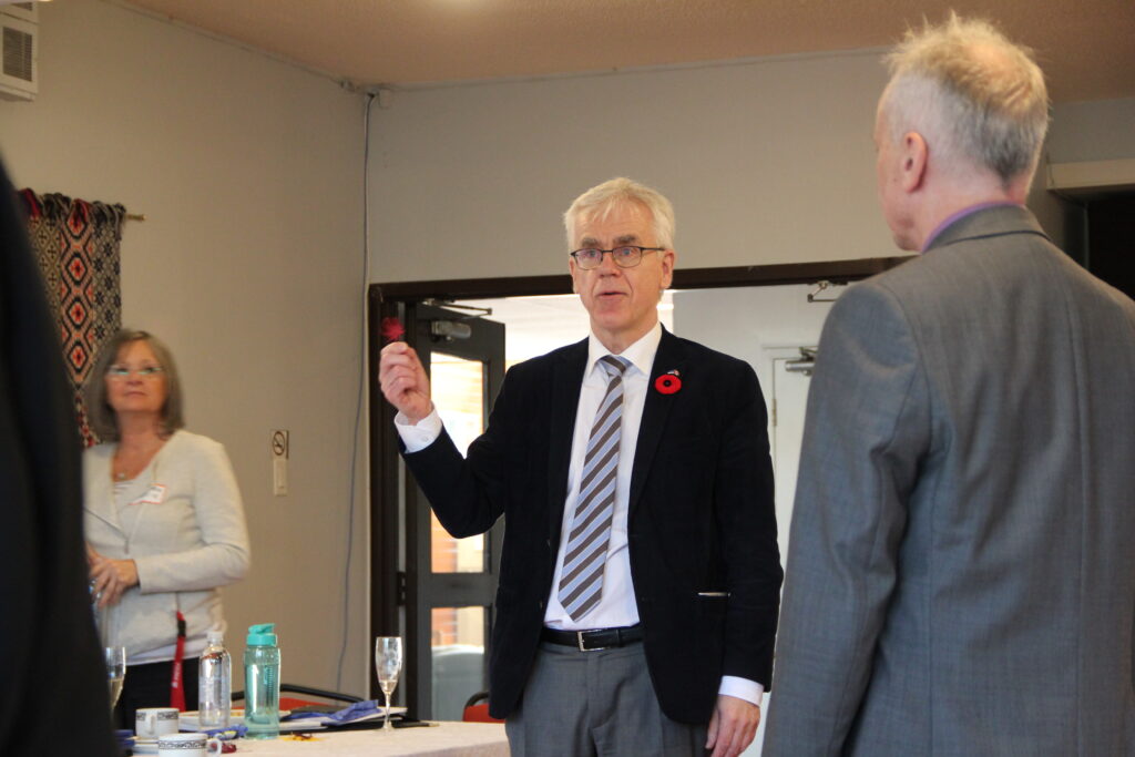 ERC meeting with community organization representatives with visiting dignitaries from the Ministry of Foreign Affairs in Estonia. 